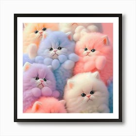 Cute Kittens Art Print