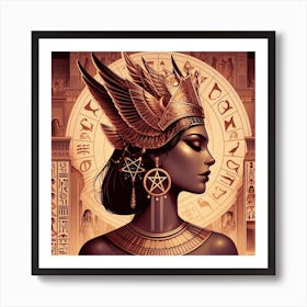 Egyptian Goddess 5 Art Print