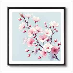 Cherry Blossoms 5 Art Print