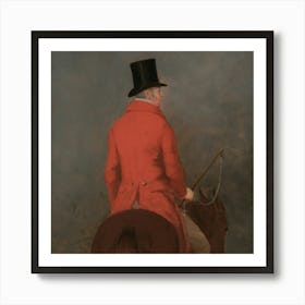 Gentleman On Horseback Art Print