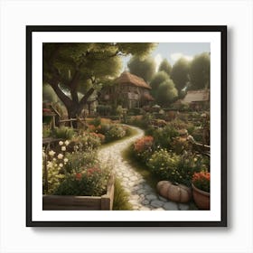 Default Default Vintage Gardens For Defferent Seasons Aestethi 3 (1) Art Print