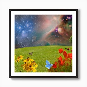 Nebula Art Print