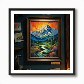 Mountain Landscape Art Print