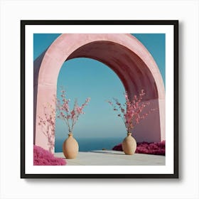 Pink Archway 6 Art Print