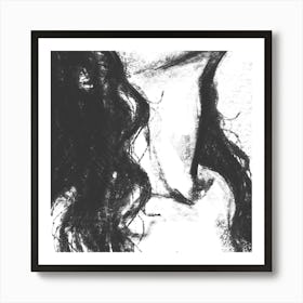 Portrait Of A Woman, Feeling the Summer Art Print