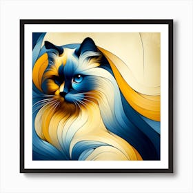 Ragdoll Cat 02 Art Print