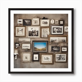 Framed Pictures Stock Videos & Royalty-Free Footage Art Print