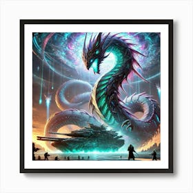 Serpentis Celestial Bind Art Print