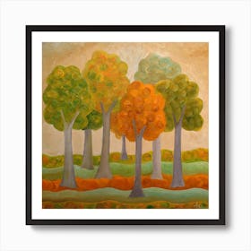 The Warm Daylight Square Art Print