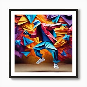 Origami Dancer 125 Art Print