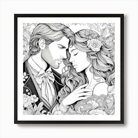 Couple In Love 1 Art Print