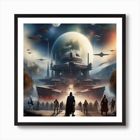 Star Wars The Force Awakens 17 Art Print