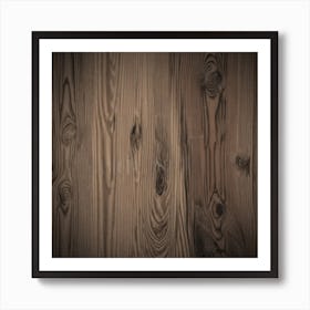 Dark Wood Background Art Print