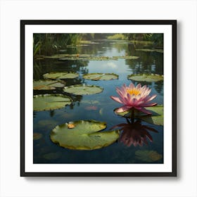 Water Lily 1 Art Print