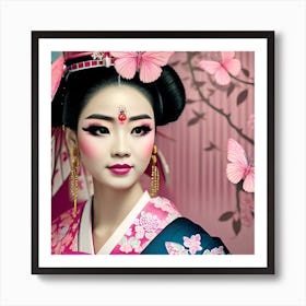 Asian Beauty 2 Art Print