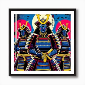 Samurai Culture, Pop Art Art Print