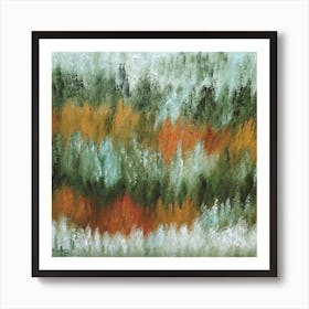 High Mountain Square Art Print