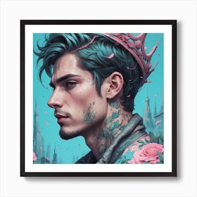 King Of Roses Art Print