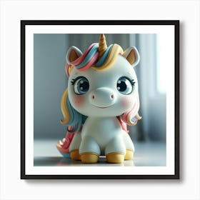 Cute Unicorn 870 Art Print