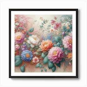 Blooming Beauties 04 Art Print