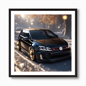 Volkswagen Golf Gti Art Print