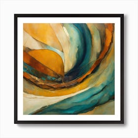 Abstract Swirl Art Print