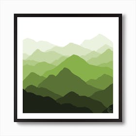 Equilibrium 2017 Greenery (Layers) Art Print