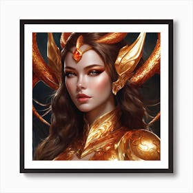 Golden Demon ui Art Print