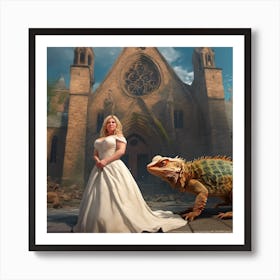 Wedding Dragon Art Print