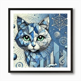 Ashstripe City Cat Poster