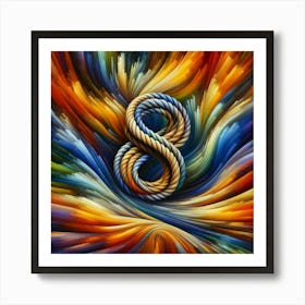 Number Eight Art Print