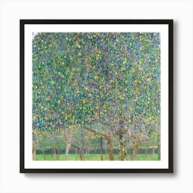 Apple Trees By Gustav Klimt Art Print