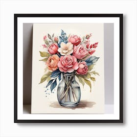 Flower bouquet 2 Art Print