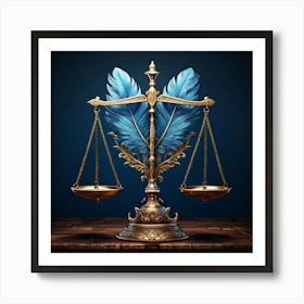 Scales Of Justice 2 Art Print