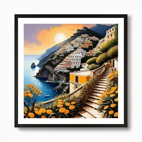 Positano Art Print