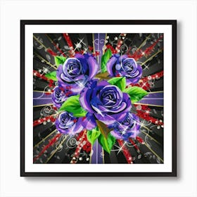 Gorgeous colorful spring flowers 8 Art Print