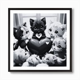 Cute Kittens 7 Art Print