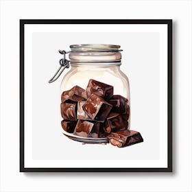 Chocolate In A Jar 3 Art Print