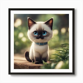 Siamese Cat 6 Art Print