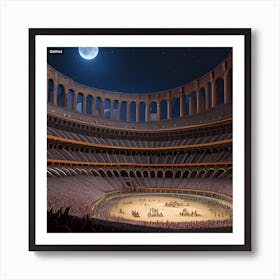 Roman entertainment Art Print