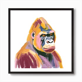 Cross River Gorilla 02 Art Print