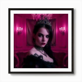 Gothic Beauty 11 Art Print