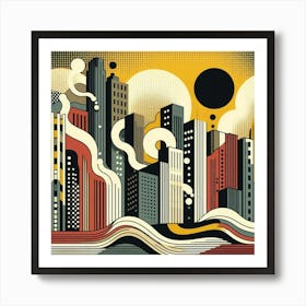 San Francisco Cityscape 2 Art Print