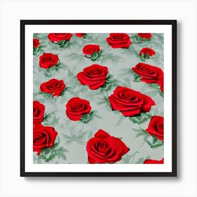 Red Roses 1 Art Print