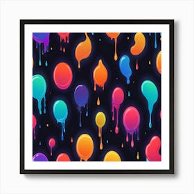 Colorful Balloons Art Print