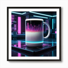 Neon City 1 Art Print