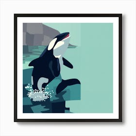 Orca Whale 1 Art Print