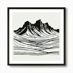 Mountain Landscape Art Print