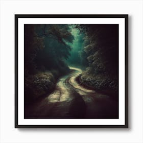 Road In The Woods Art Print