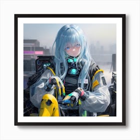 Anime Girl 1 Art Print